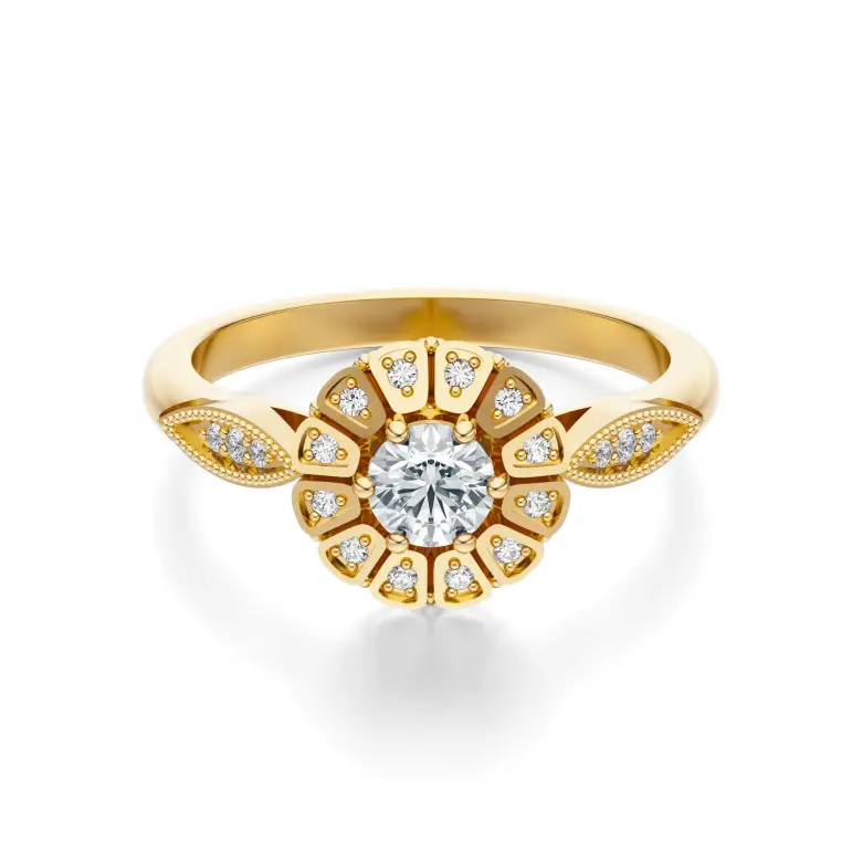 Pierścionek zaręczynowy z diamentami AJPZ_141